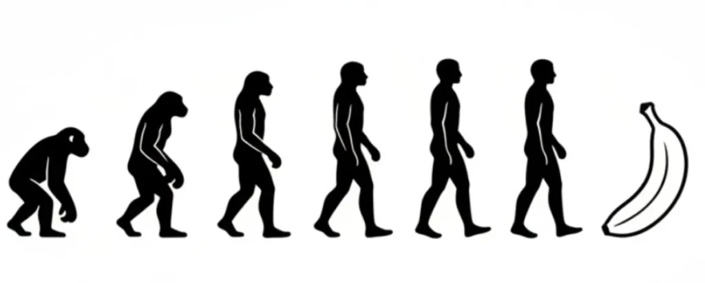 Example output: Black and White Evolution Chart