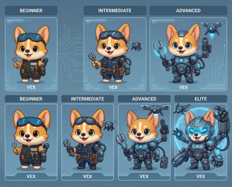 Example output: Character Level Evolution