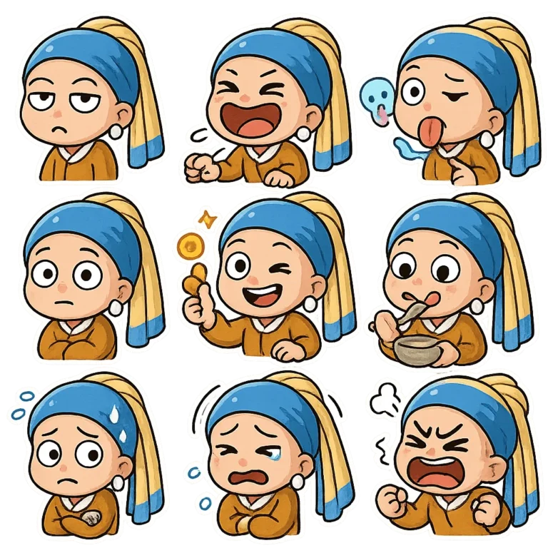 Example output: Chibi Character Sticker Pack