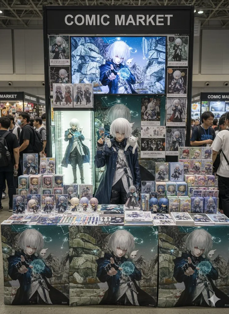 Example output: Comic Convention Booth