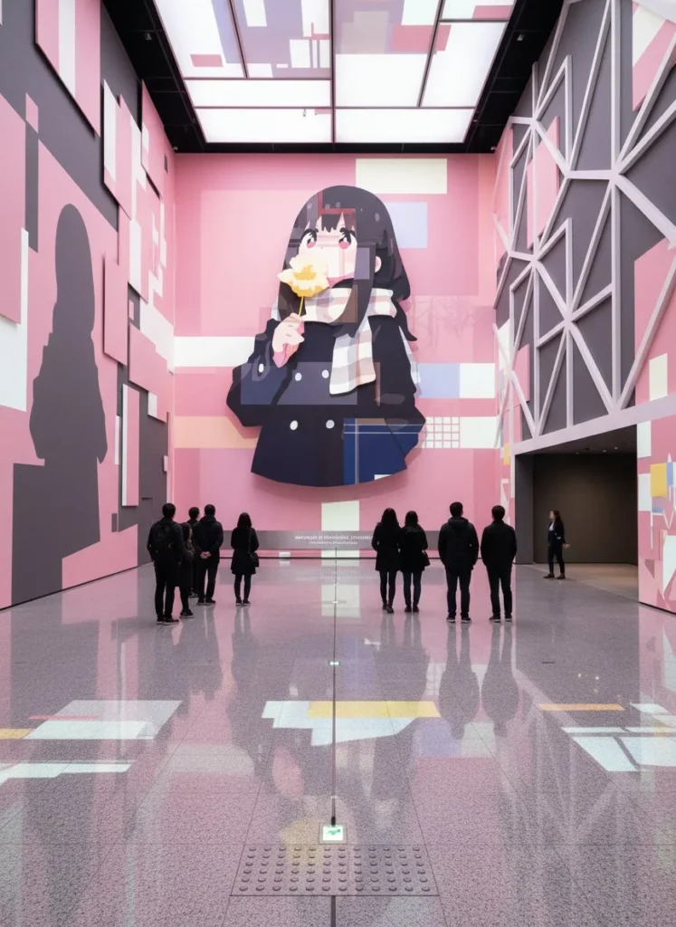 Example output: Contemporary Art Exhibition Space