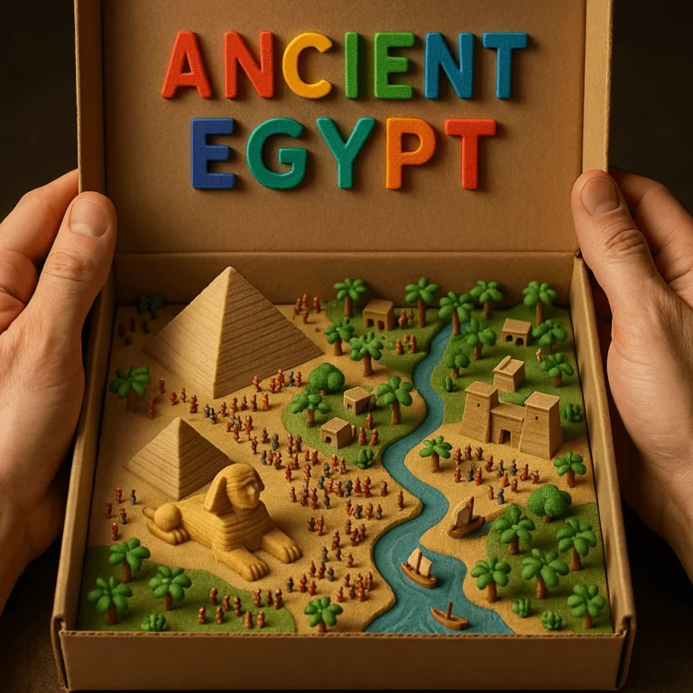Example output: Country Diorama in a Toy Box