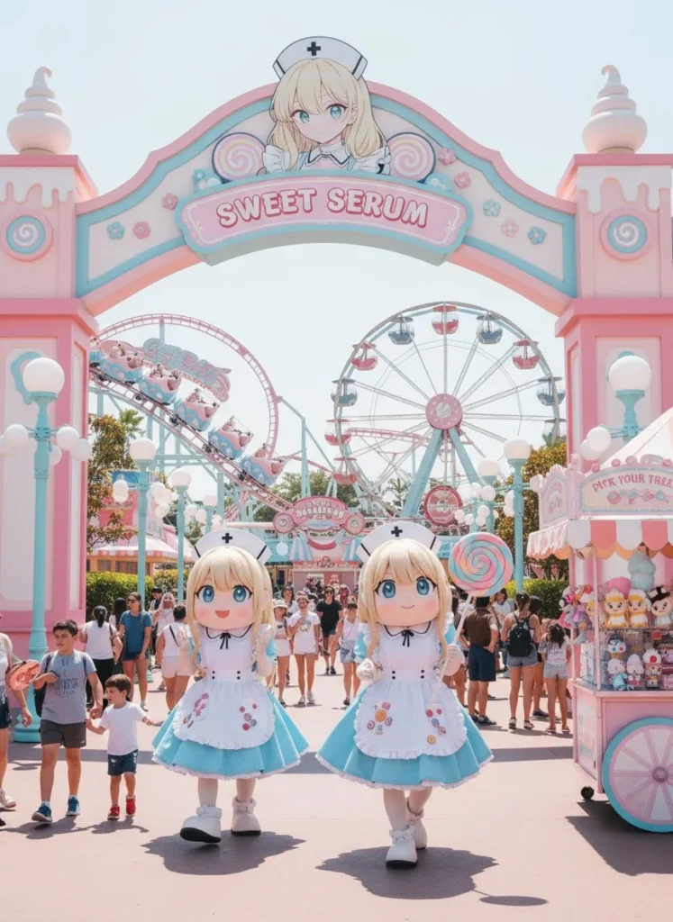 Example output: Custom Theme Park
