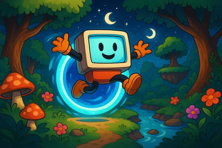 Example output: Fantasy Cartoon Illustration