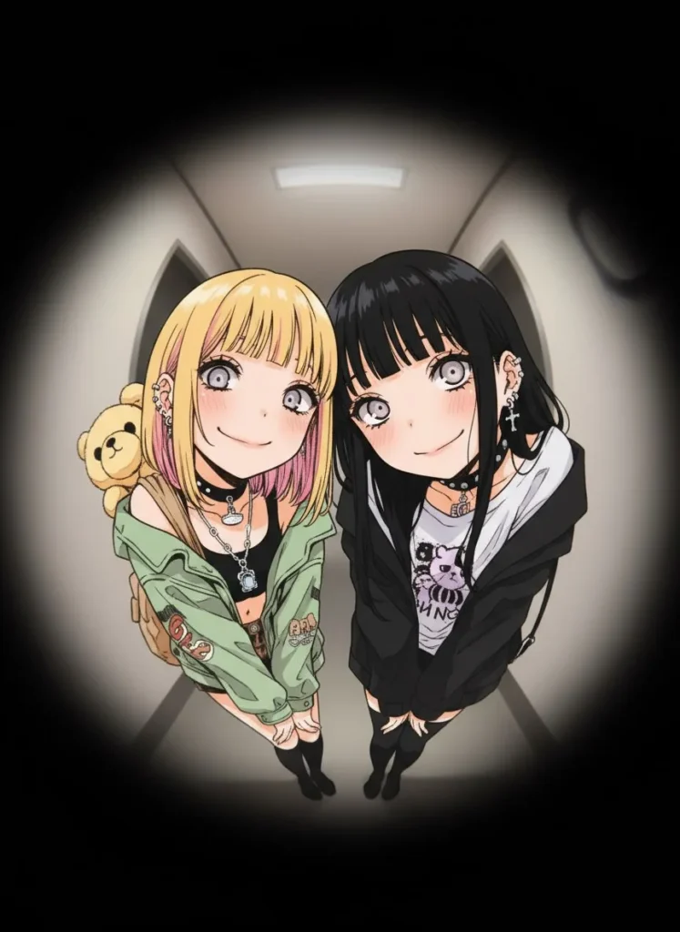 Example output: Fisheye Peephole Illustration