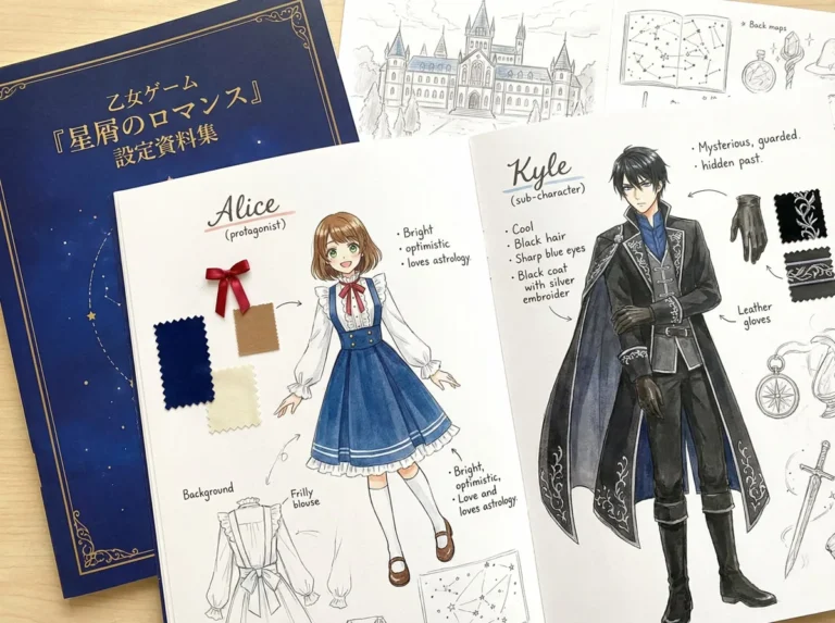 Example output: Otome Game Setting Collection
