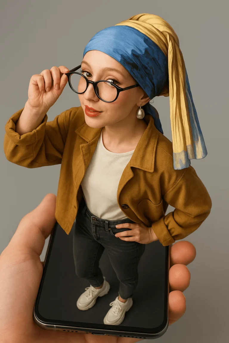 Example output: Perspective 3D Pop-Out Effect