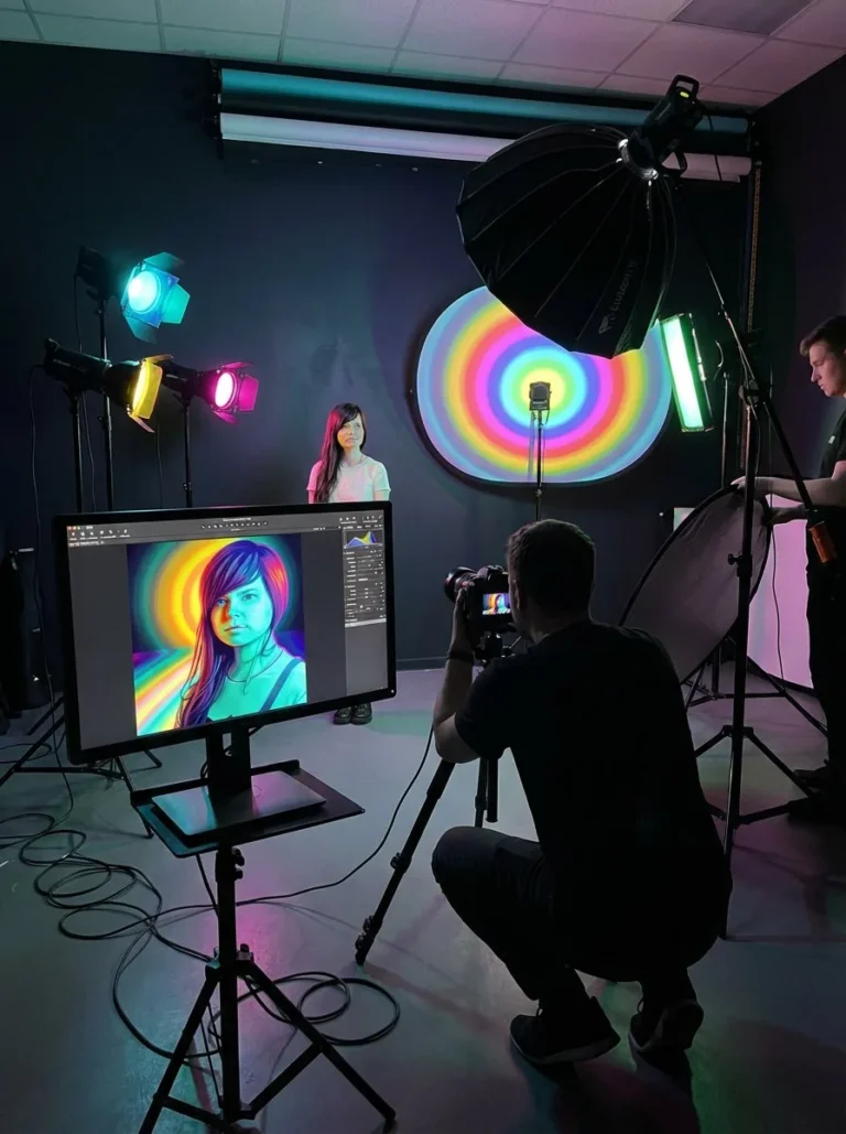 Example output: Reveal Behind-the-Scenes of Photo Creation