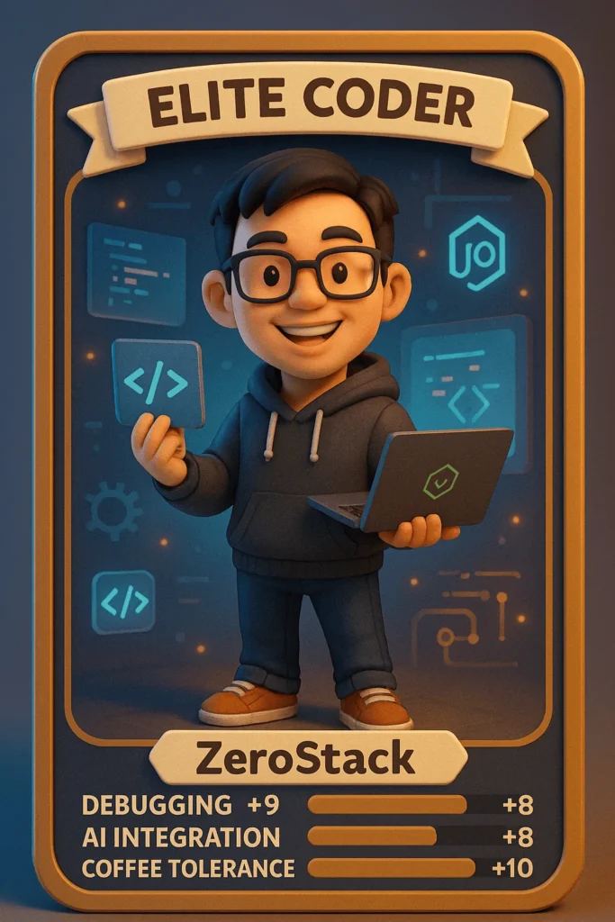 Example output: RPG-Style Character Card Creation