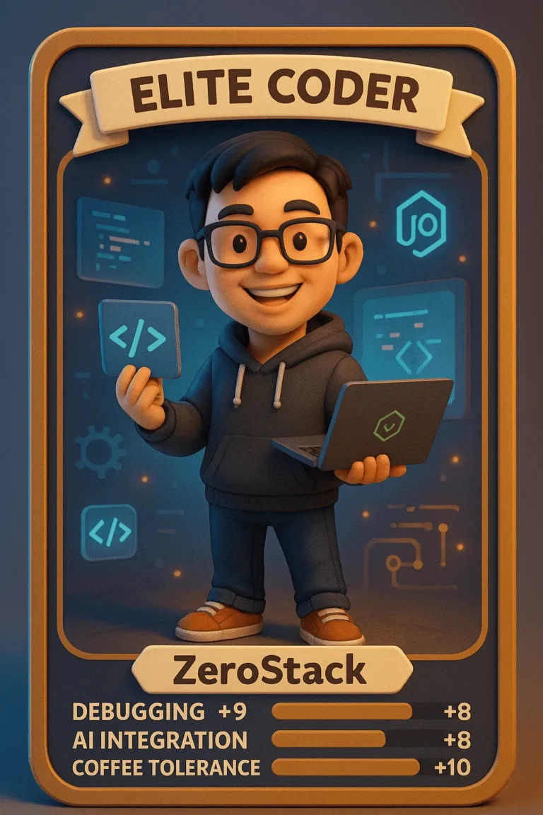Example output: RPG-Style Character Card Creation