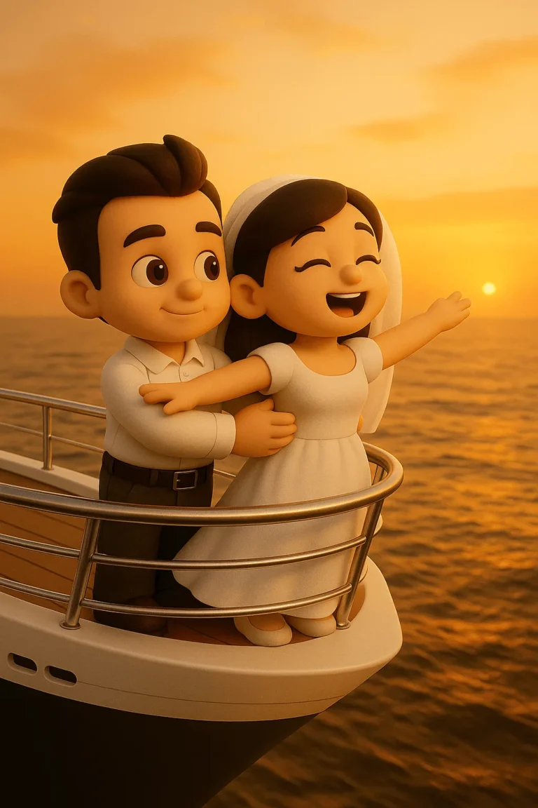 Example output: "Titanic" Pose Parody
