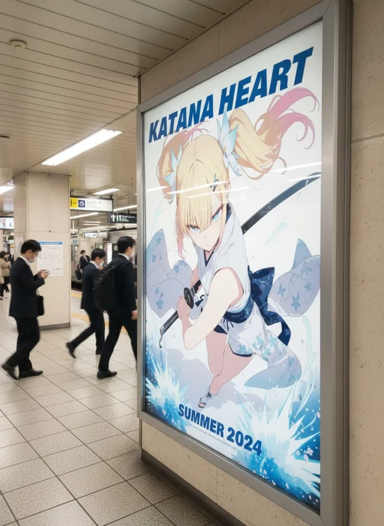 Example output: Train Station Movie Poster