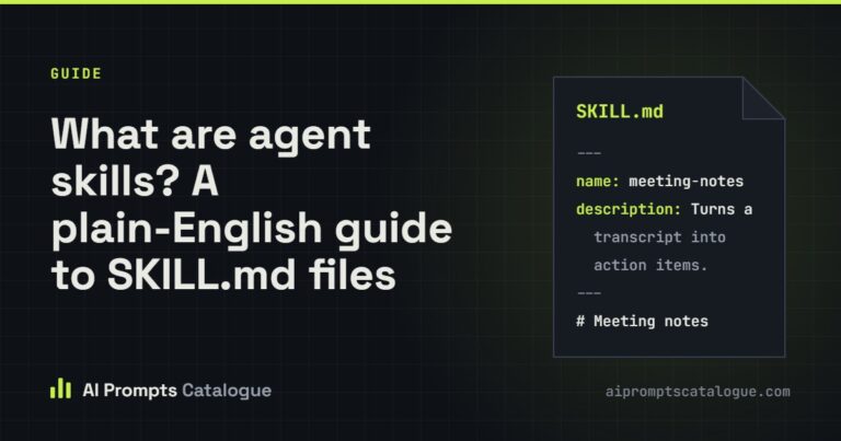 What are agent skills? A plain-English guide to SKILL.md files